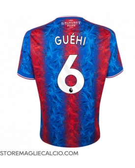 Crystal Palace Marc Guehi #6 Maglia Gara Casa Repliche 2024-25 Maniche Corte